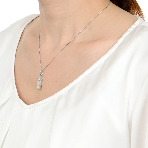 ステンレスペアネックレス