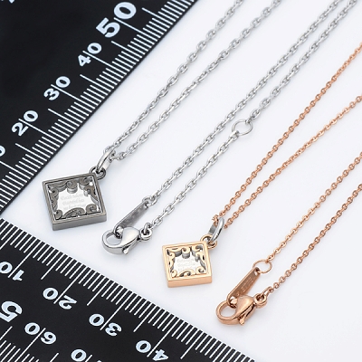 ステンレスペアネックレス