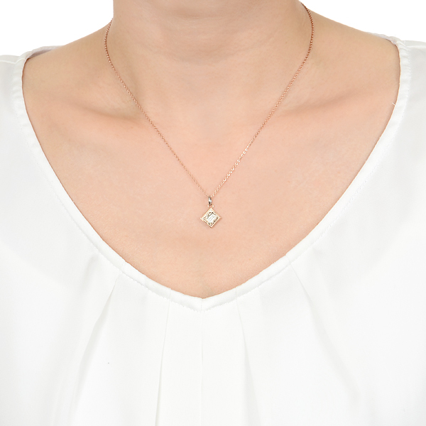 ステンレスペアネックレス