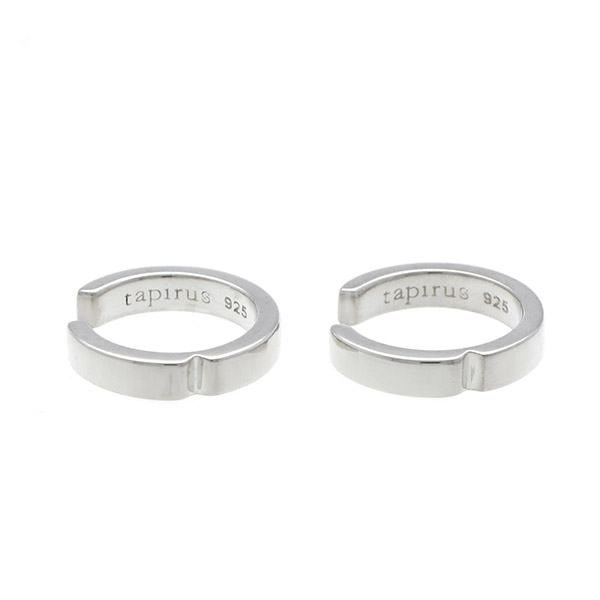 シルバーペアイヤーカフ