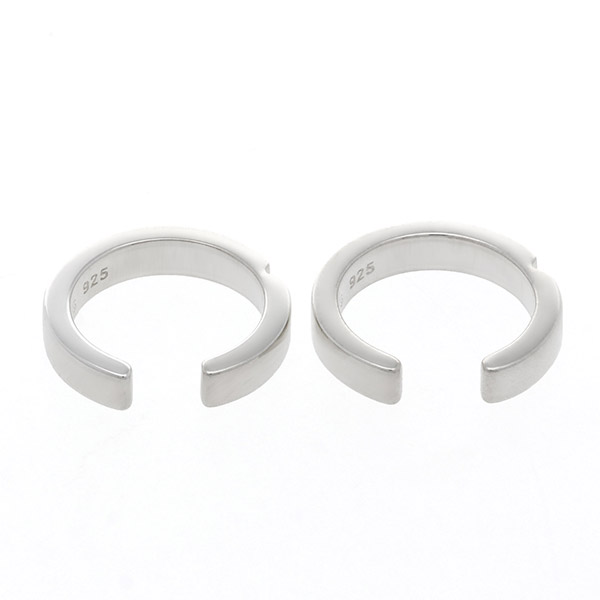 シルバーペアイヤーカフ