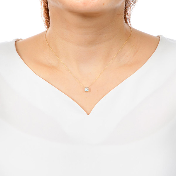 イエローゴールドネックレス