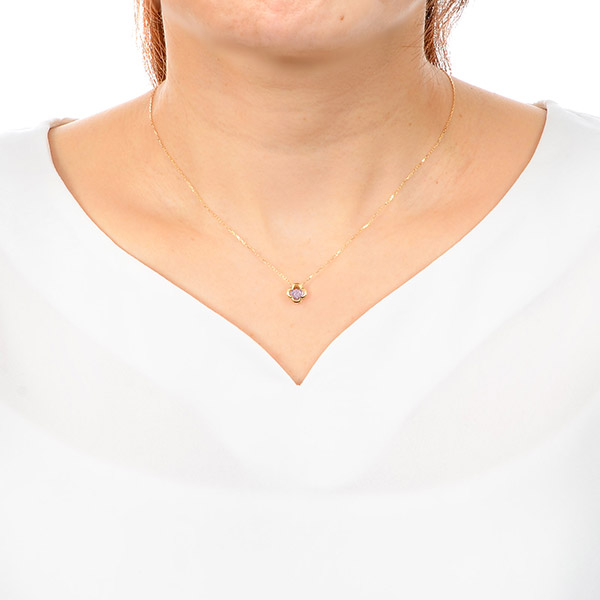 イエローゴールドネックレス