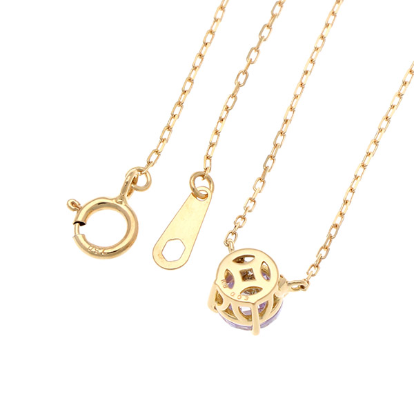 イエローゴールドネックレス