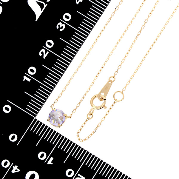 イエローゴールドネックレス