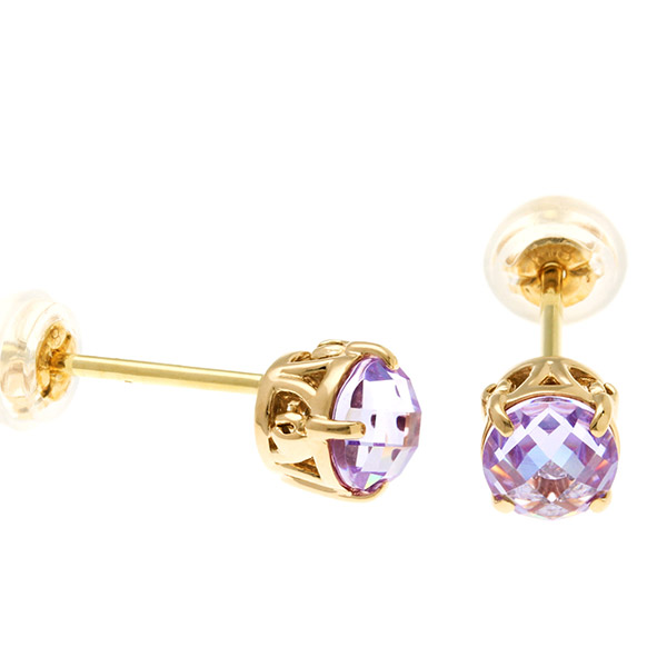 イエローゴールドピアス