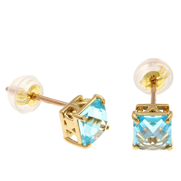 イエローゴールドピアス