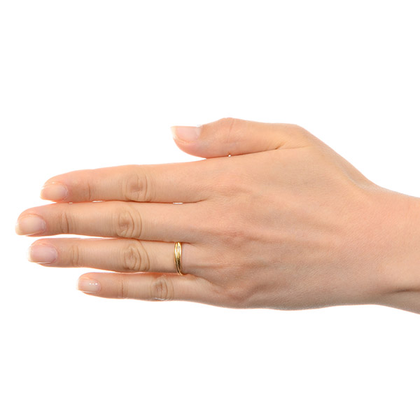 イエローゴールドリング