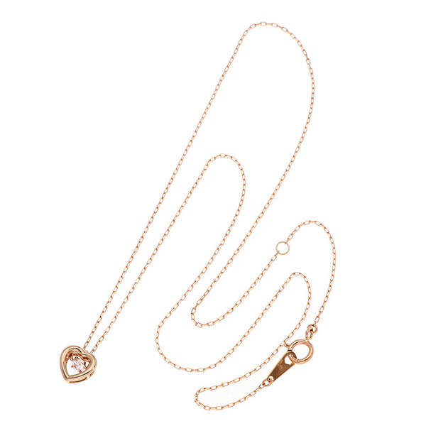 ピンクゴールドネックレス