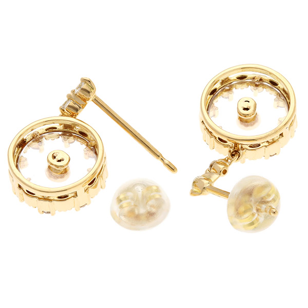 イエローゴールドピアス