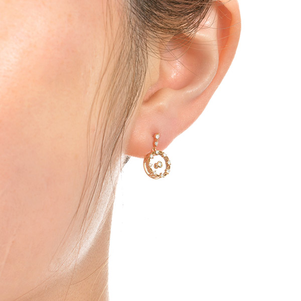 イエローゴールドピアス