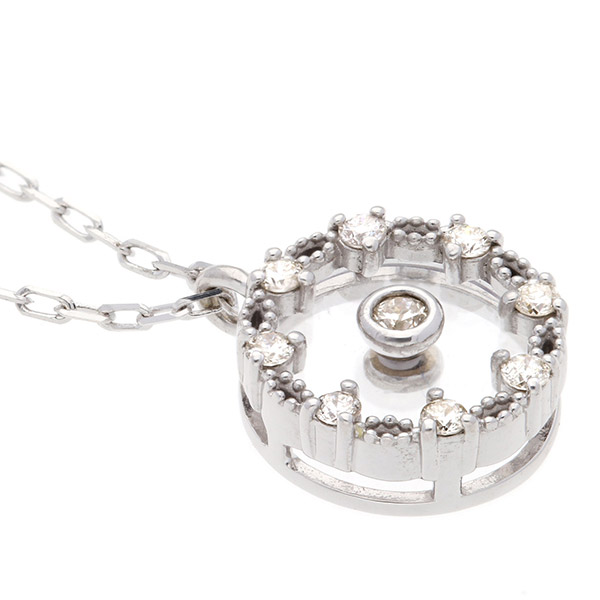 ホワイトゴールドネックレス