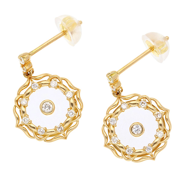 イエローゴールドピアス