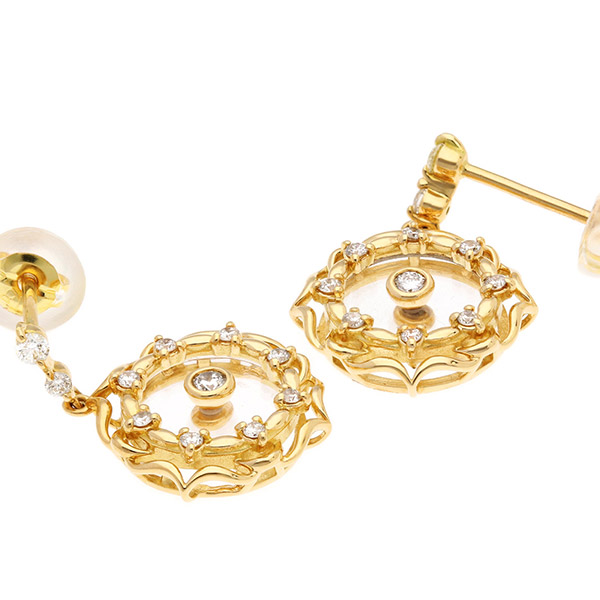 イエローゴールドピアス