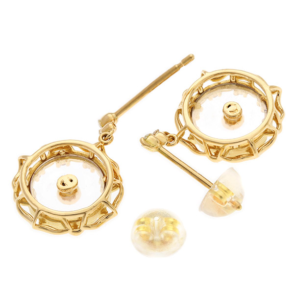 イエローゴールドピアス