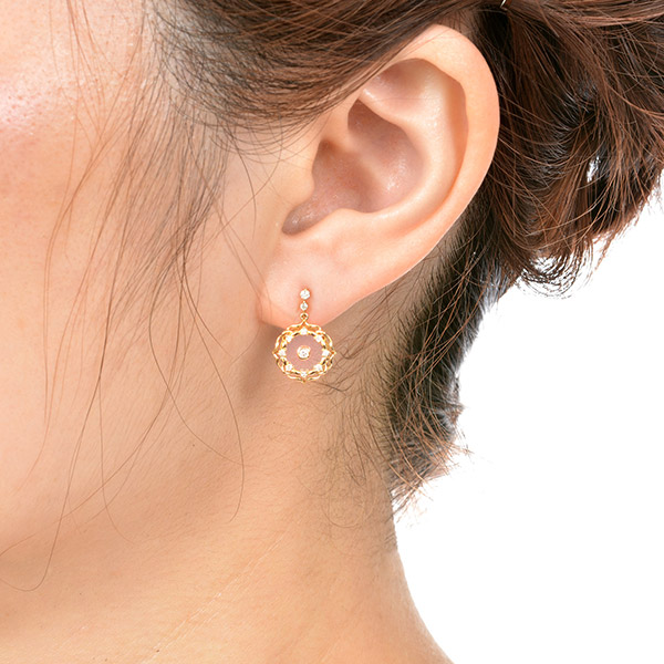 イエローゴールドピアス