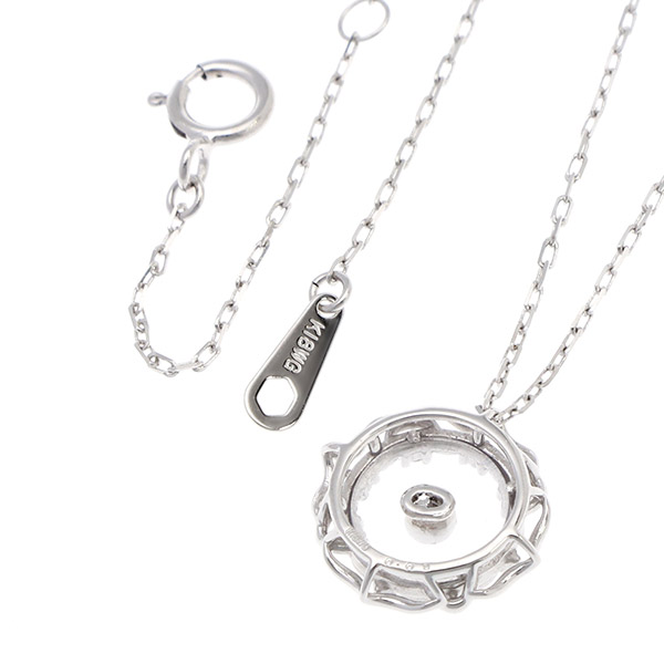 ホワイトゴールドネックレス