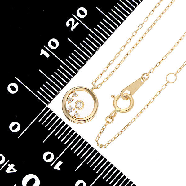 イエローゴールドネックレス