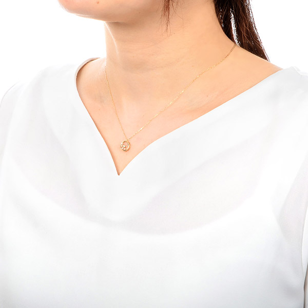 イエローゴールドネックレス