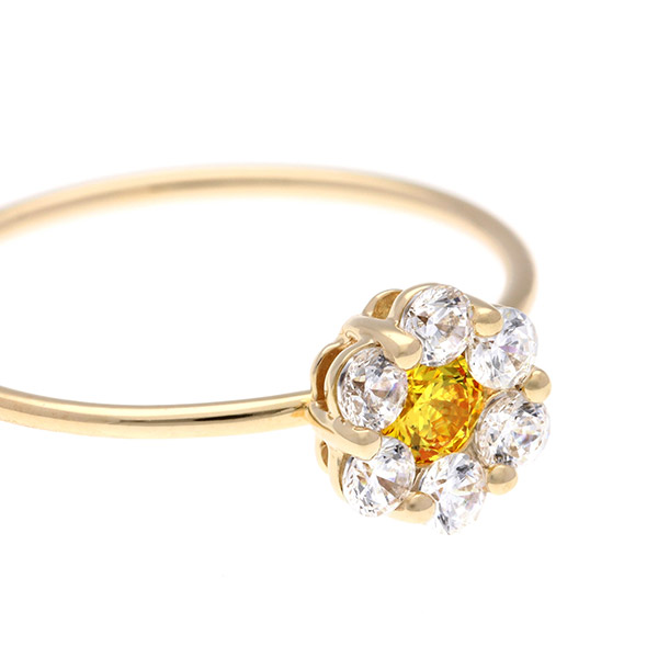 イエローゴールドリング