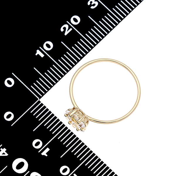 イエローゴールドリング