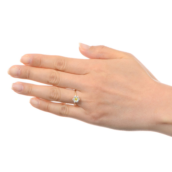 イエローゴールドリング