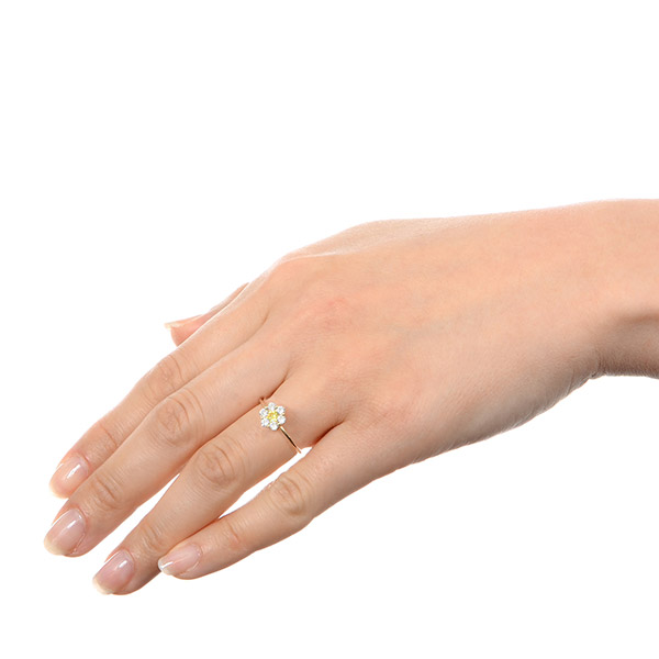 イエローゴールドリング