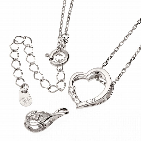 シルバーネックレス