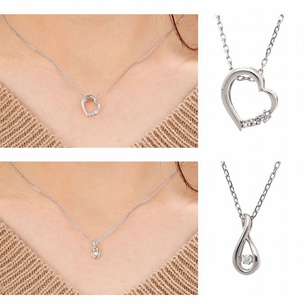 シルバーネックレス