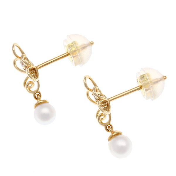 イエローゴールドピアス