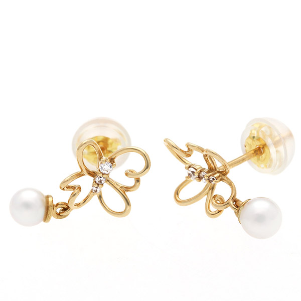 イエローゴールドピアス