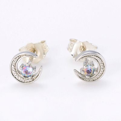 シルバースタッドピアス