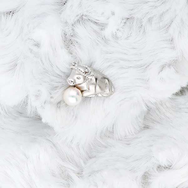 シルバーブローチ