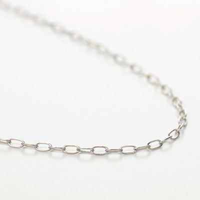 ホワイトゴールドネックレス