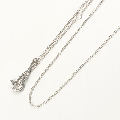 ホワイトゴールドネックレス