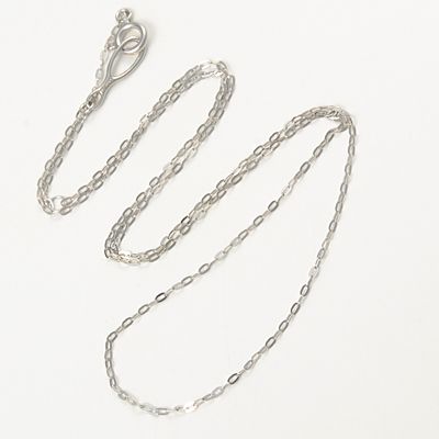 ホワイトゴールドネックレス