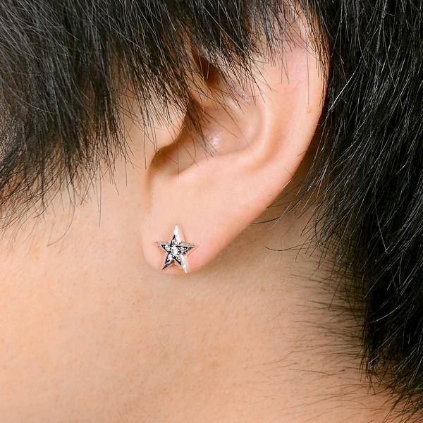 シルバーピアス(片耳用)
