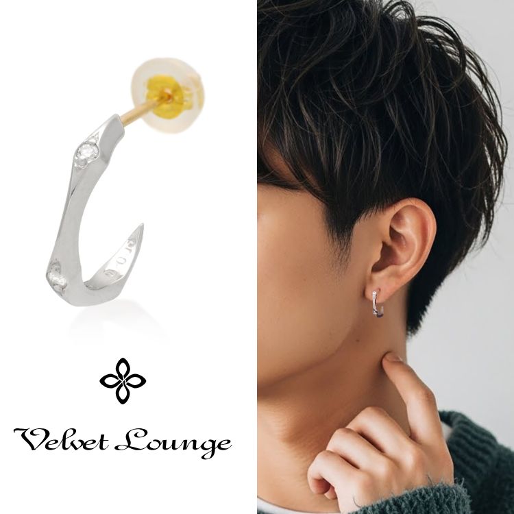 シルバーピアス(片耳用)