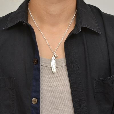 シルバーネックレス