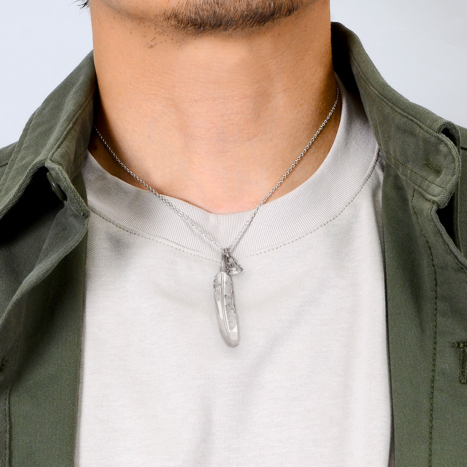 シルバーネックレス