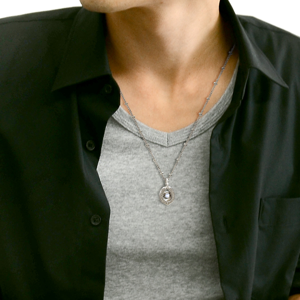 シルバーネックレス