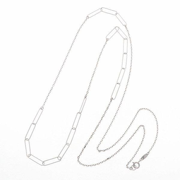 シルバーネックレス