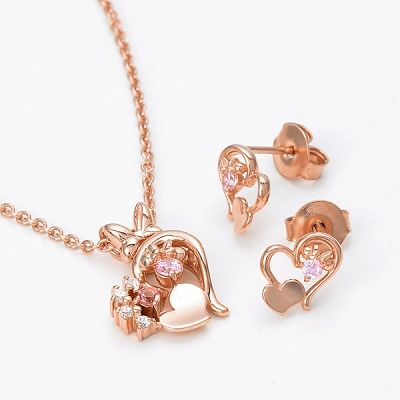 シルバーネックレス&シルバーピアス