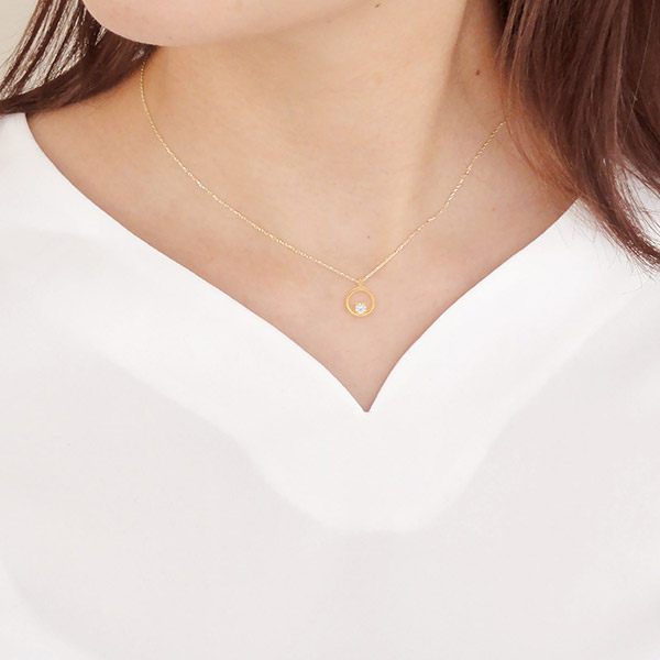 シルバーネックレス