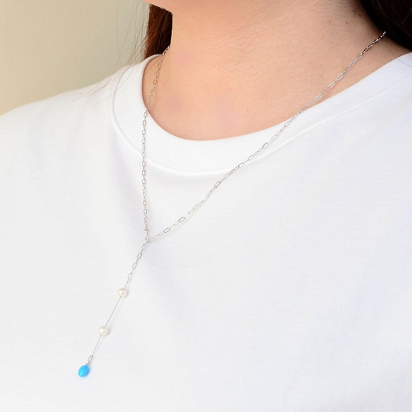 シルバーネックレス