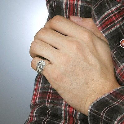 シルバーピンキーリング