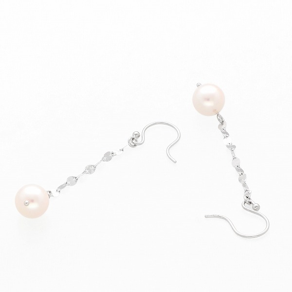 パールホワイトゴールドピアス
