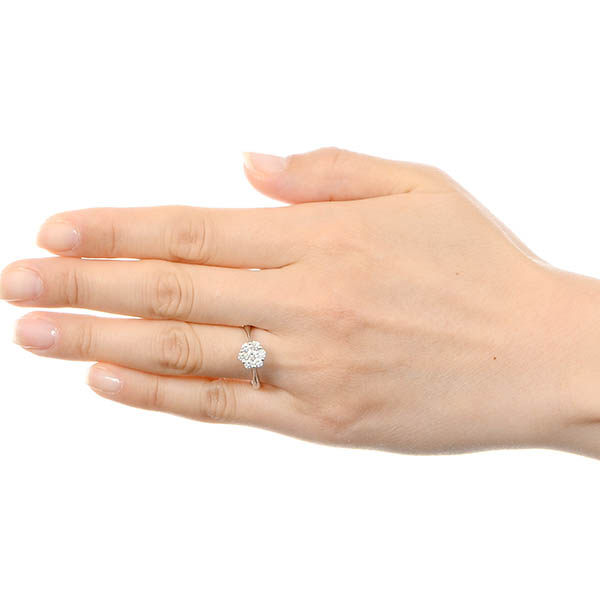 ホワイトゴールドリング