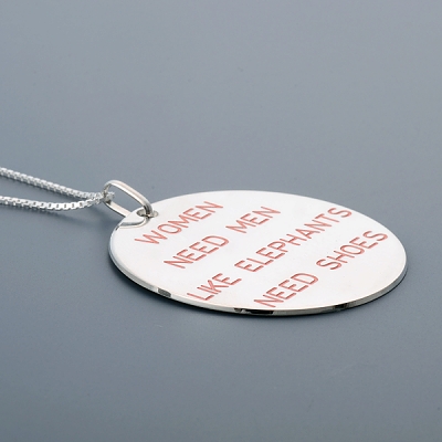 シルバーネックレス