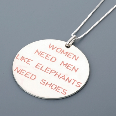 シルバーネックレス